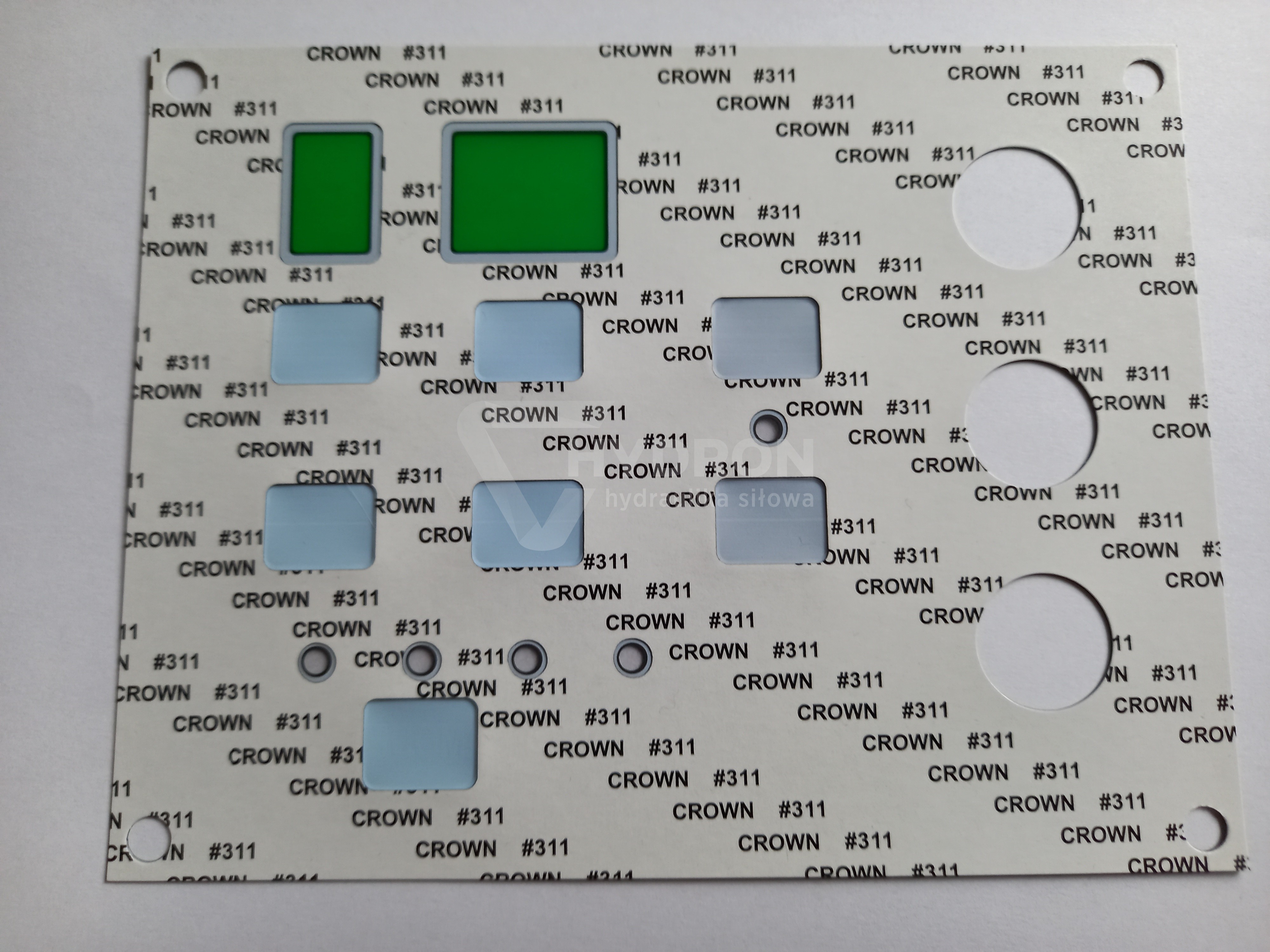 Panel sterowania P32D - nakładka panelu starsza