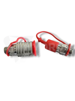 Zestaw Euro wtyczka + gniazdo + zaślepki  M22x1,5
