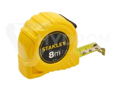 Przejdź do produktu Miara zwijana 8M STANLEY 30-457  plastik