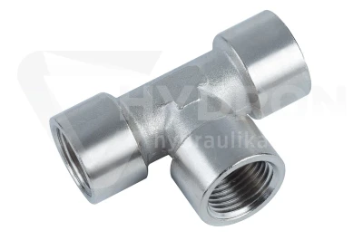 Trójnik typ T pneumatyczny 1/4" gw 60 bar