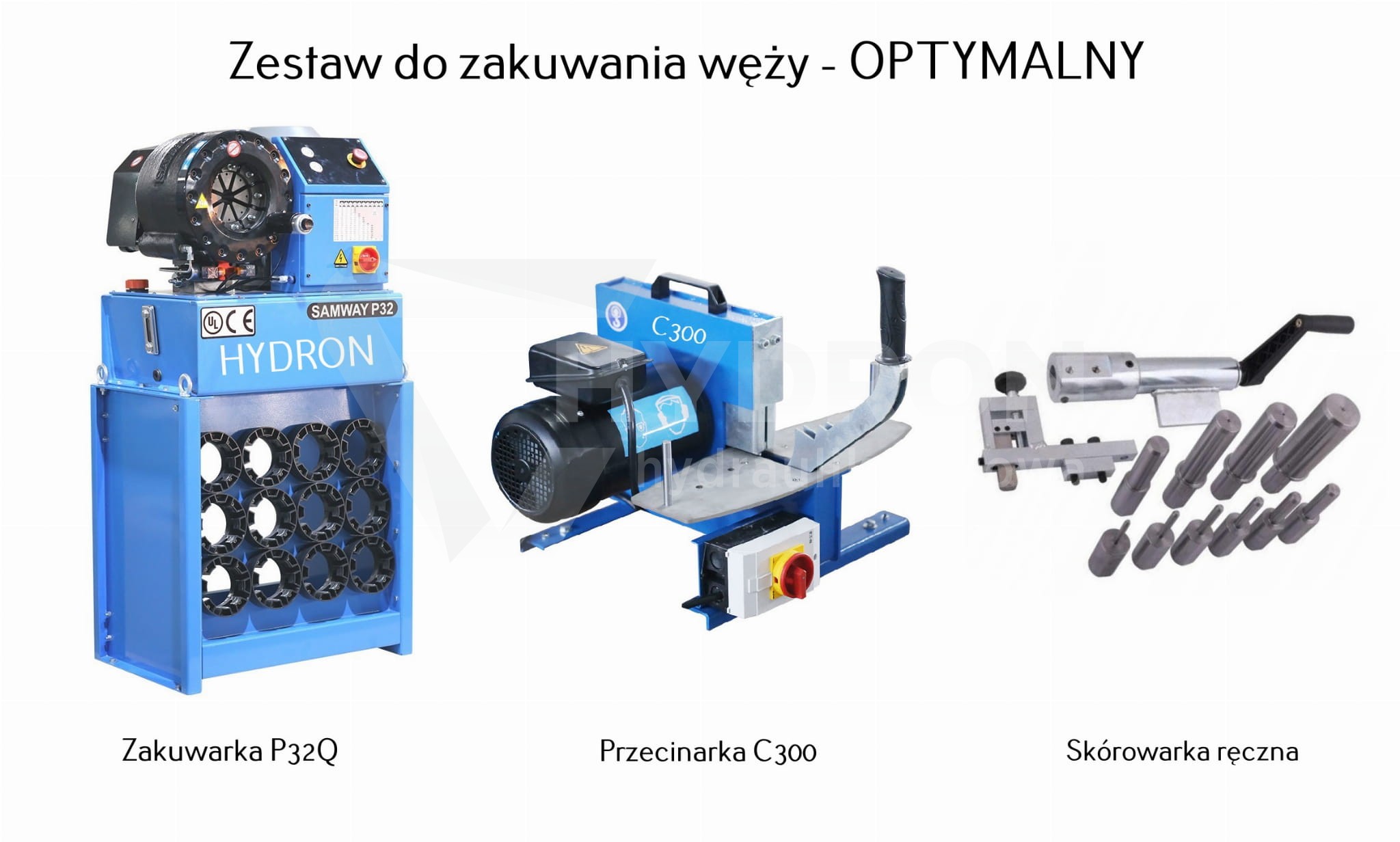 Zestaw do zakuwania węży OPTYMALNY 2" 4SP