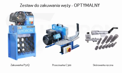 Zestaw do zakuwania węży OPTYMALNY 2" 4SP