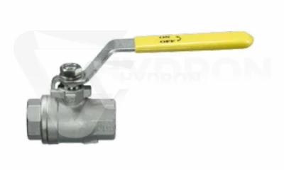 Zawór kulowy dwudrożny nierdzewny BKH 1/4" 63bar