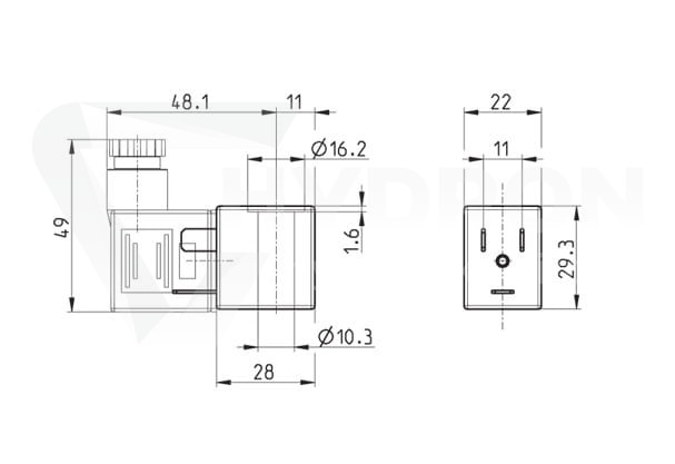 Cewka 12V DC  Camozzi B72