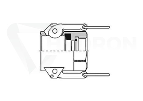 Szybkozłącze Camlock Typ D 3/4" Stal nierdzewna