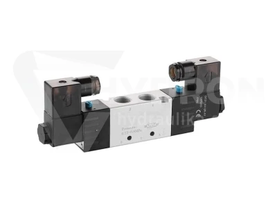 Elektrozawór pneumatyczny 5/2" gwint 1/2" 2 220V