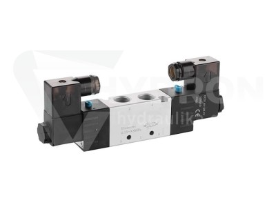 Przejdź do produktu Elektrozawór pneumatyczny 5/2" gwint 3/8" 2 24V