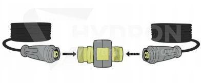 Adapter 9 TR do łączenia węży Easy!Lock KARCHER