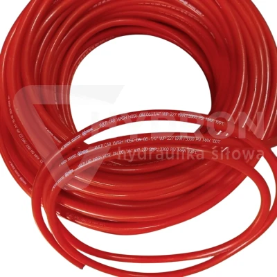 Wąż termoplast do myjki DN06 227BAR 100° Czerwony
