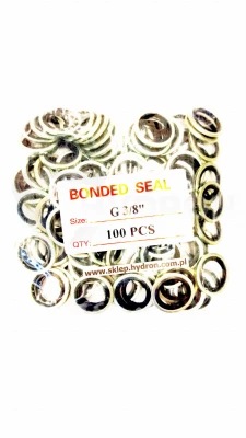 Podkładki metalowo-gumowe 3/8" - opakowanie 100szt