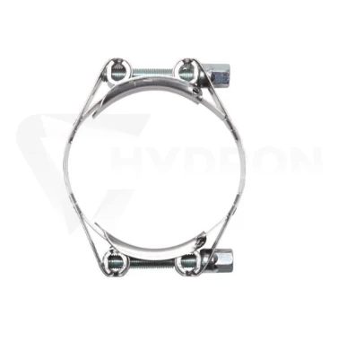 Obejma podwójna GBS HEAVY 50-60mm W1 Silver