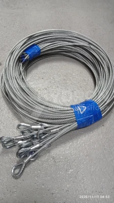 Usługa zakucia liny stalowej / tekstylnej 2-10mm
