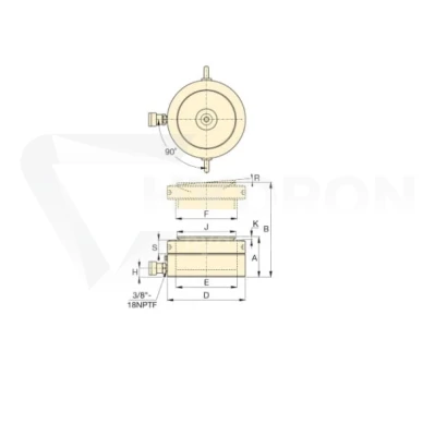 Siłownik hydrauliczny ENERPAC LPL-602 62tony 50mm