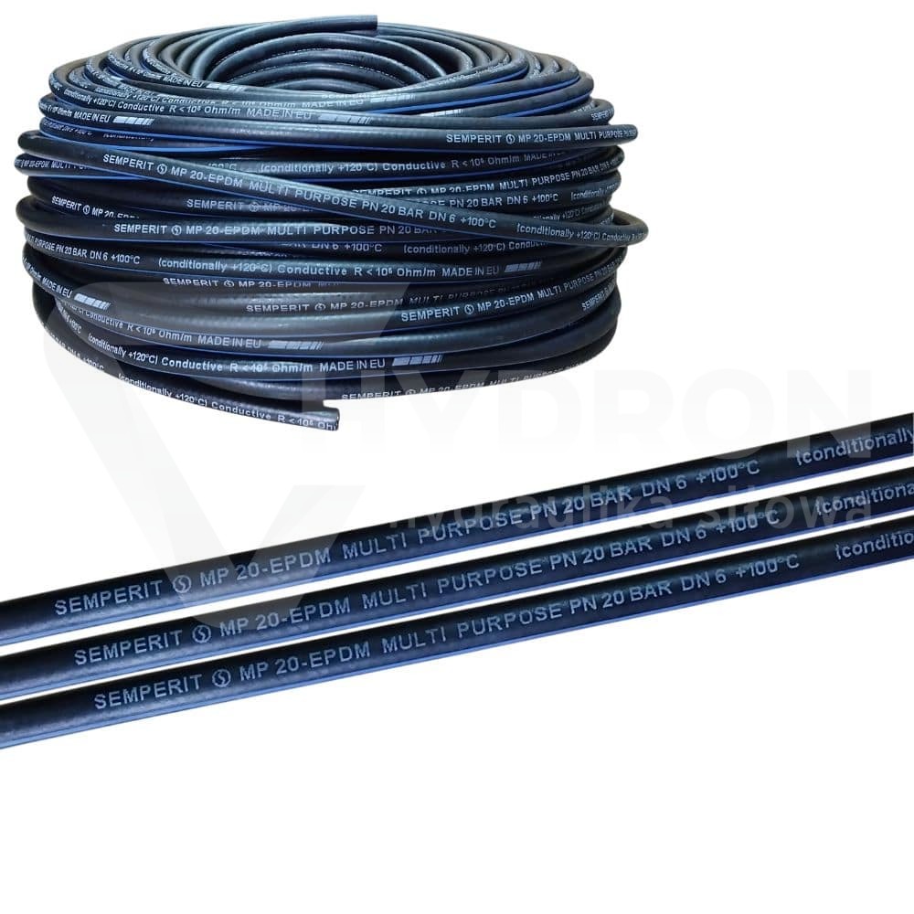 Wąż do powietrza i wody EPDM DN06X3,5 +120°C 20bar