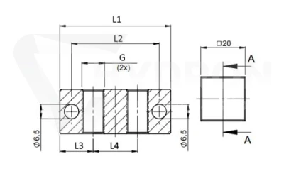 Blok smarowniczy 8 punktów M10x1