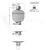Hydroakumulator OMT seria MBSP 0,5l 210bar