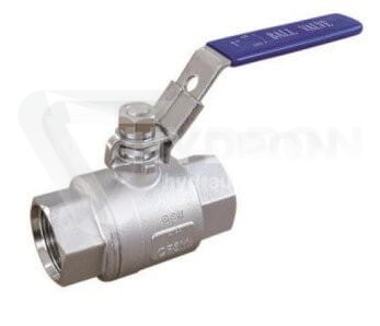 Zawór kulowy typ WOG GW 1/2" BSP 64 bar stal AISI