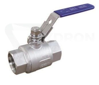 Zawór kulowy typ WOG GW 1/4" BSP 64 bar stal AISI
