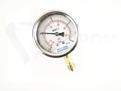 Wakuometr dolny (-1 do 3 BAR) gwint 1/2"