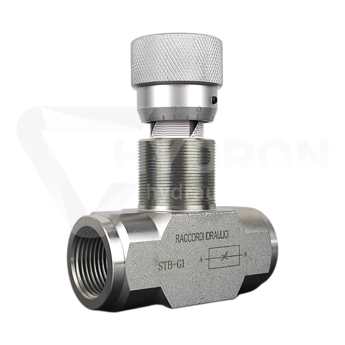Zawór dławiący VRFB/STB 90° 1" 280bar 80l/min