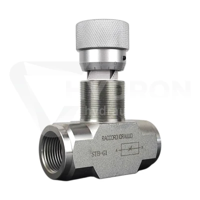 Zawór dławiący VRFB/STB 90° 1" 280bar 80l/min