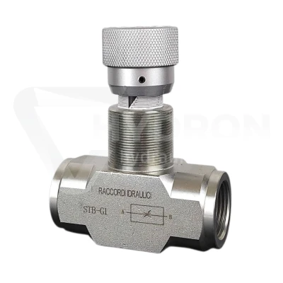 Zawór dławiący VRFB/STB 90° 1" 280bar 80l/min
