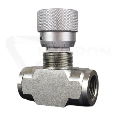 Zawór dławiący VRFB/STB 90° 1" 280bar 80l/min