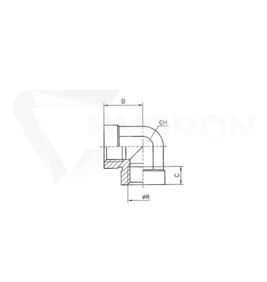 Kolanko mufowe GW/GW 3/8" BSP 315 bar
