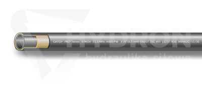 Przejdź do produktu Wąż hydrauliczny ProV GATES DN10 2SC 3/8" 330 bar