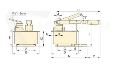 Pompa ręczna ENERPAC P464