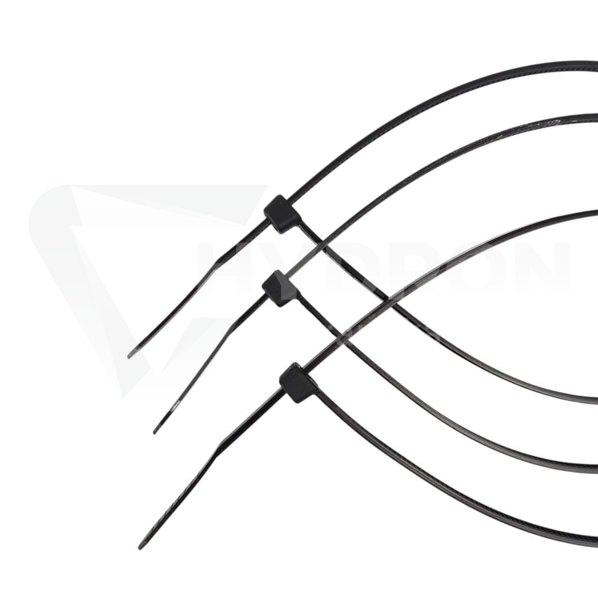 Taśma opaska kablowa UV 4,8x450mm - 100szt czarne