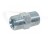 Złączka prosta BB NPT 1/2" NPT gwint stożkowy