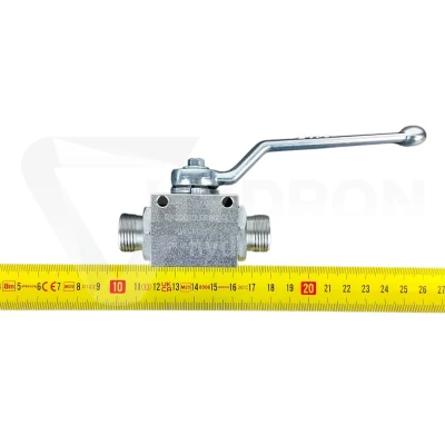 Zawór kulowy dwudrożny BKH M20X1,5" 500bar 12S GZ wymiary