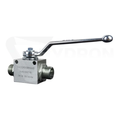 Zawór kulowy dwudrożny BKH M20X1,5" 500bar 12S GZ