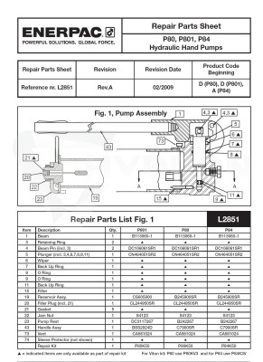 Przejdź do produktu Tłoczek pompy P80 Enerpac CN464051SR2