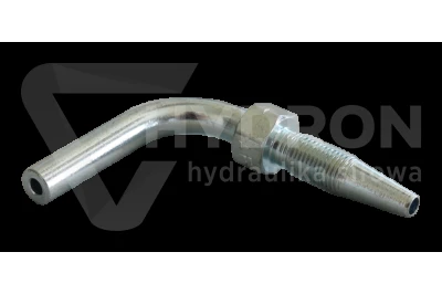Końcówka zakuwki 90° rurka 8mm na wąż 8,6mm