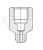 Adapter prosty GZ M8x1 / M10x1 GW L-23