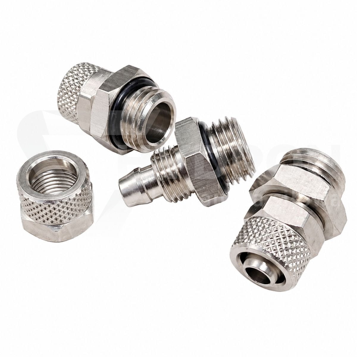 Złączka skręcana prosta GZ1/4 na wąż 6/4 mm metal