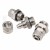 Złączka skręcana prosta GZ1/4 na wąż 8/6 mm metal