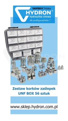 Zestaw korków / zaślepek z gwintami UNF BOX 56szt