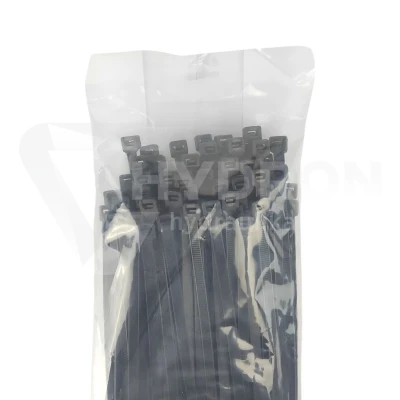 Taśma opaska kablowa UV 7,6x450mm - 100szt czarne