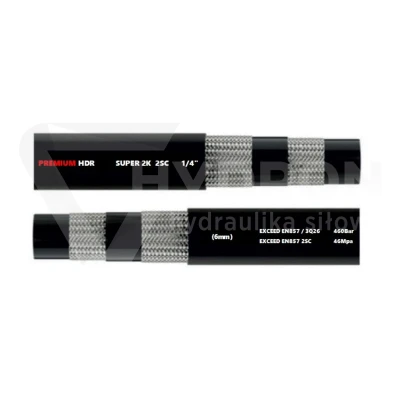 Wąż hydrauliczny DN06 2SC 450 bar SUPER 2K gładki
