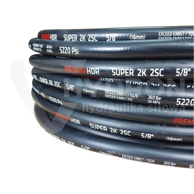 Wąż hydrauliczny DN16 2SC 350 bar SUPER 2K gładki