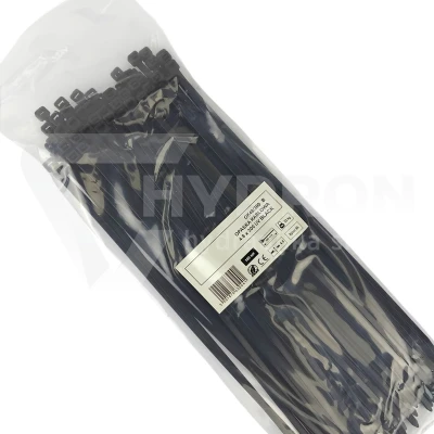 Taśma opaska kablowa 4,8x300mm - 100szt czarne