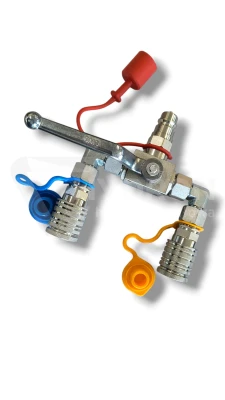 Rozdzielacz hydrauliczny kulowy z szybkozłączami