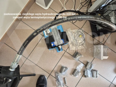 Zakuwarka ręczna do węży hydrauliczny NFF16 1" - ekonomiczna, najtańsza