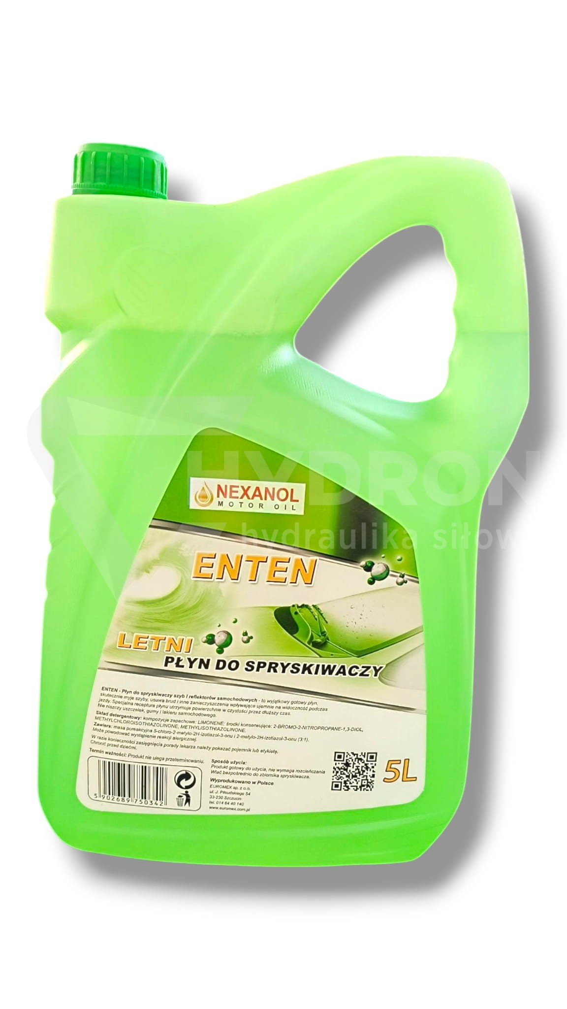 Nexanol ENTEN Płyn do spryskiwaczy Letni 5L