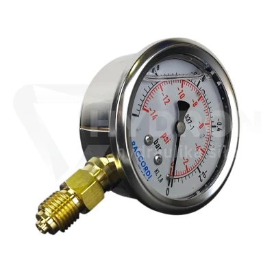 Wakuometr dolny (-1 do 0 BAR) gwint 1/2"
