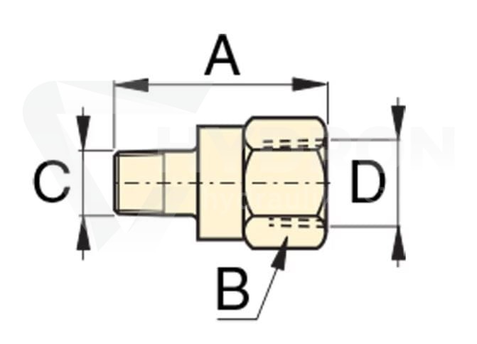 Redukcja BFZ16323 ENERPAC GW G3/8"/ GZ 1/4"NPTF