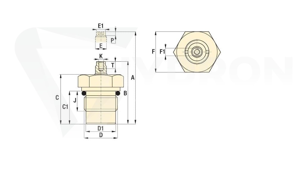 Cylinder hydrauliczny CSM27252 Enerpac